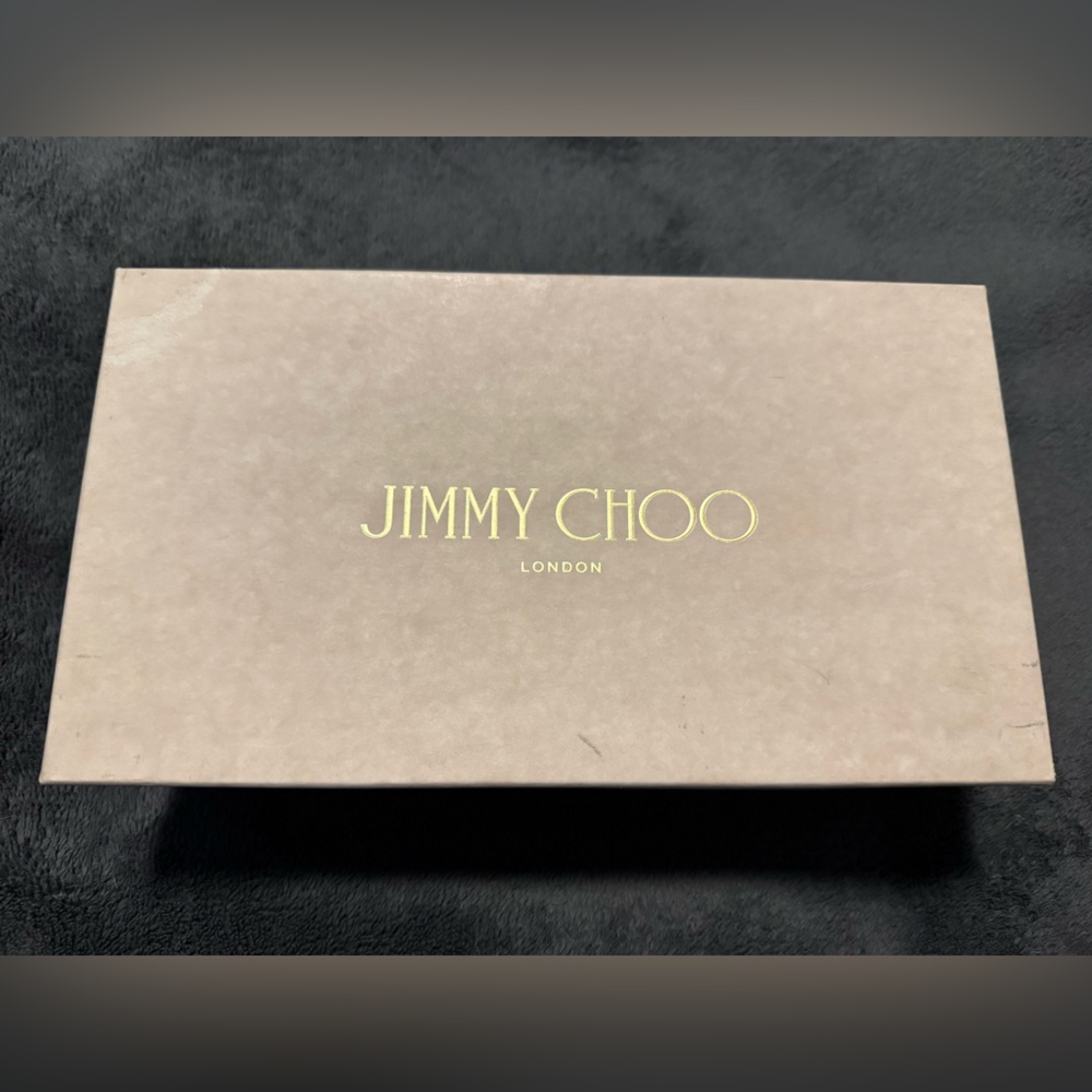Jimmy Choo Glitter Silver and Black Elisa Flats - brand new - Picture 2 of 13